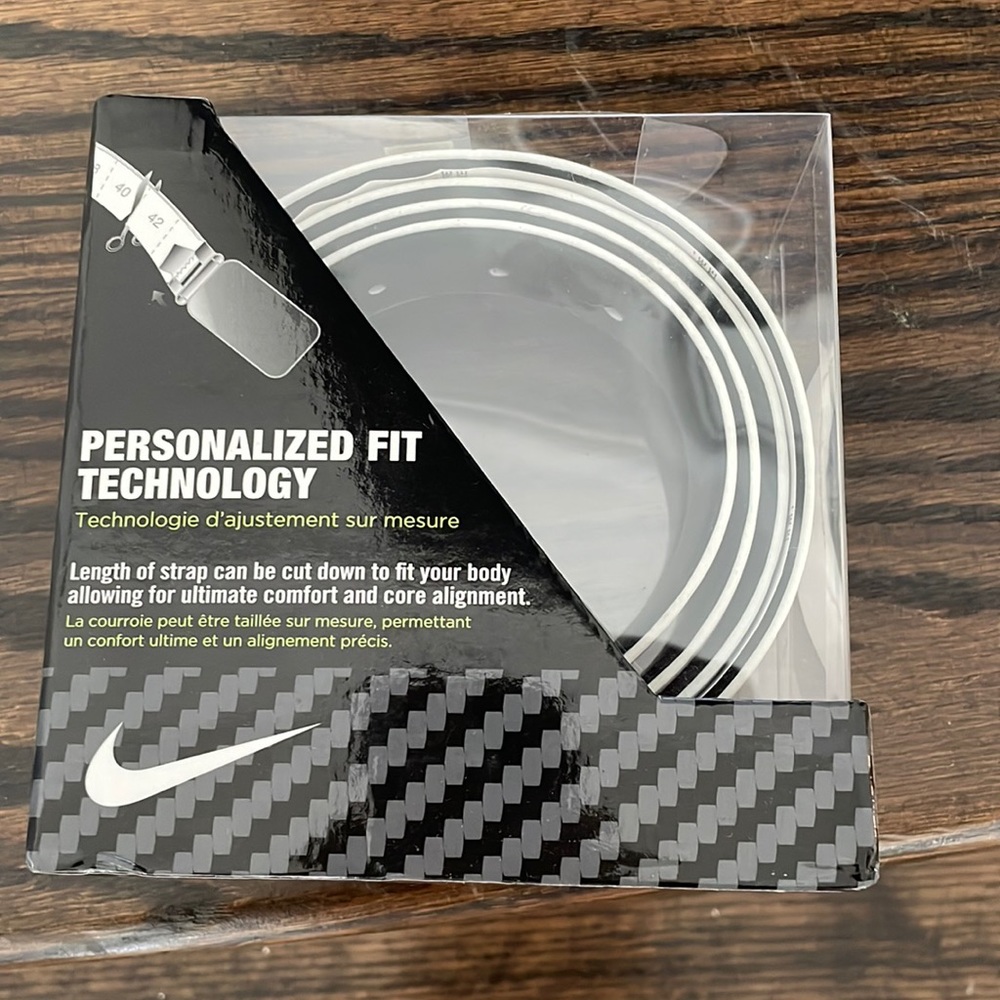 Nike personalized fit technology belt